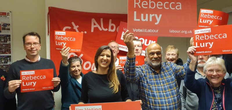 Rebecca Lury and St Albans Labour Party